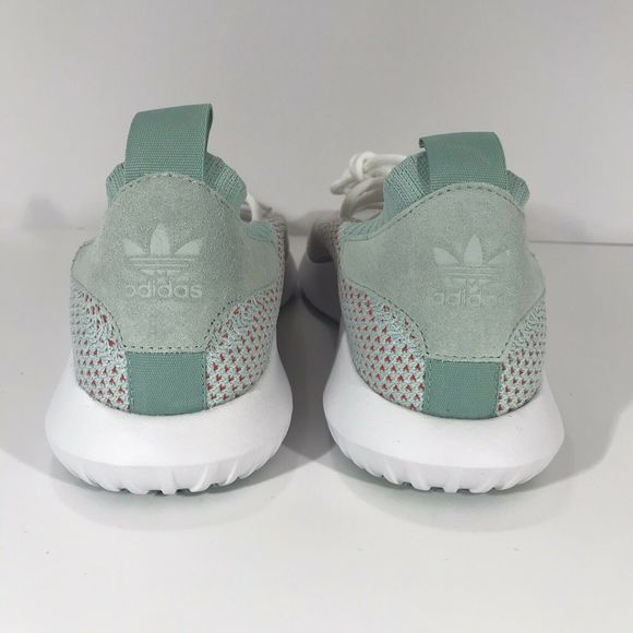 Adidas Tubular Shadow PK White/Ash Green/Scarlet - Picture 4 of 5